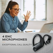 TREBLAB X3 Pro True Wireless Bluetooth Running Headphones, Comfortable Earhooks, 145H Playtime, IPX5 Waterproof