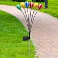 thumbnail image 4 of 6pcs 6LED luces solares de globo de aire caliente para la decoración del césped del camino del patio del jardín, 4 of 8