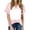 Pink, variant on Womens Tops Short Sleeve Summer V Neck T-Shirts Casual Pink Tie Dye Shirts Womens Clothing