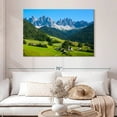 thumbnail image 2 of Elephant Stock Village In Santa Maddalena Wall Art - Horizontal Canvas Wall Art - Living Room Wall Decor - Nature Canvas - Blue And Green Decor - 48" x 32", 2 of 4