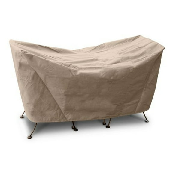 KoverRoos 31540 KoverRoos III 3 Pc Cafe Set Cover, Taupe - 60 L x 30 W x 30 H in.