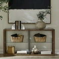 thumbnail image 2 of Liberty Furniture Bayhill Trellis Sofa Table for Living Room - Honey w/ Black Metal Accents, 2 of 9