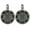 Charcoal-Grills, variant on 1 Pair (QTY 2) of Kicker 6.5" 2-Way 195 Watts Peak Power Coaxial Marine Audio Speakers with Charcoal Grilles, 6.5" Marine Tower Speaker Enclosures (Pair) - Black