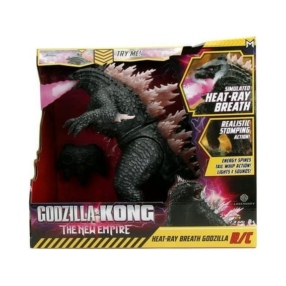 Jada Godzilla x Kong: The New Empire Heat-Ray Breath Godzilla RC Remote Control