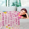 thumbnail image 5 of Girls 13th Birthday Gifts Ideas Happy 13th Birthday Blanket for Girls 13 Years Old Flannel Fleece Throw Blanket Thirteenth Birthday Gift Decorations for Teen Daughter Niece Granddaughter,(50"x60"), 5 of 7