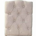 thumbnail image 4 of Wooden Parson Chair with Button Tufted Backrest, Set of 2, Brown and Beige- Saltoro Sherpi, 4 of 5