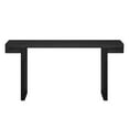 thumbnail image 5 of Noble House Rustic Farmhouse Console Table , Distressed Wood Finish Entryway Sofa Side Table for Living Room, Hallway, Black, 5 of 7