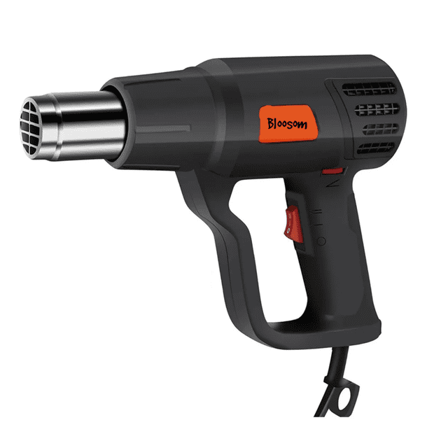 Pistola De Calor Bloosom De 2000w Temperatura Regulable Negro