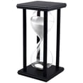 thumbnail image 1 of Reloj SandGlideWhite 1Pza 30min Negro/Blanco Madera/Vidrio/Arena., 1 of 2