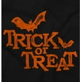 thumbnail image 2 of Happy Halloween Trick or Treat Bats Unisex Plus Fleece Graphic Sweatshirt Brisco Brands 2X, 2 of 5