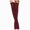 Z208-Wine, variant on NOLDARES Thin Cute Thigh High Socks for Women Over Knee Thigh Highs Stockings for Cosplay Daily Wear(Z208-Dark Gray)