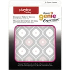 Diaper Genie Expressions Pink & Grey Designer Fabric Sleeve