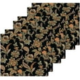 thumbnail image 3 of SKYSONIC Paisley Flower Cotton Washcloths Set of 4, Highly Absorbent Soft Fingertip Towel for Bathroom, Gym, Hotel and Spa, 12 x 12 Inch, 3 of 7