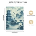 thumbnail image 2 of Awypu Chinoiserie Blue And White Porcelain Chinese Style Buildings Pattern Canvas Wall Art Printed Canvas Pictures Artwork Posters Decoration for Living Room Bedroom Office Coffee Club New Home, 2 of 5