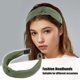 thumbnail image 2 of Diadema de Satén Anudado Unique Bargains Verde 1.2 Pulgadas Ancho, 2 of 7