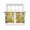 Brown, variant on Yellow Lemons Sheer Curtains 96 Inch Length 2 Panels Set Window Treatments, Summer Botanical Checkered Pastoral Rod Pocket Semi Curtains for Living Room/Bedroom/Kitchen Décor, 104"W x 96"L