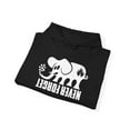 thumbnail image 3 of Never Forget Elephant Black Label Design Skateboards Skate Hoodie Sweatshirt  - L / Black, 3 of 4