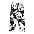 thumbnail image 5 of Junzan Seamless Pattern Cute Panda Women'S Pajama Pants Drawstring Comfy Sleep Bottoms With Pockets, 5 of 9