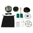 thumbnail image 6 of Electric Grill Hot Pot Fry Soup Cooker Nonstick Foldable Handles Cooker 2 Colors Green, 6 of 9