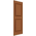 thumbnail image 3 of Ekena Millwork 12"W x 37"H Lifetime Vinyl, TailorMade Two Equal Panels, Raised Panel Shutters, w/Shutter-Loks (Per Pair), Treated Cedar, 3 of 13