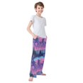 thumbnail image 3 of FORMRS Boys Pajama Pants with Pockets Size 9-10Y Kids Lounge Sleep Bottoms, Neon Jellyfish, 3 of 8