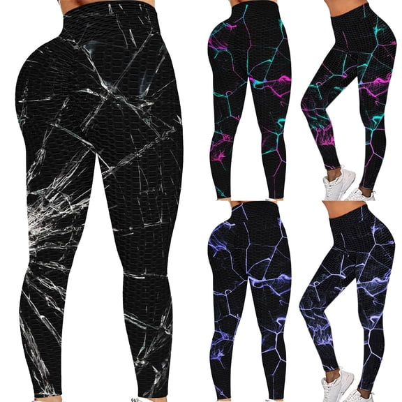 CHENge Leggings with Pockets for Women Regular Fit Lift Seamless High Waisted Yoga Pants for Workout Athletic Sports Running Leggings
