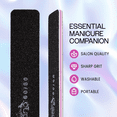 thumbnail image 3 of 10pcs - PANA Jumbo Double-Sided Emery Nail File for Manicure, Pedicure, Natural, and Acrylic Nails - Black (Grit 60/60), 3 of 7