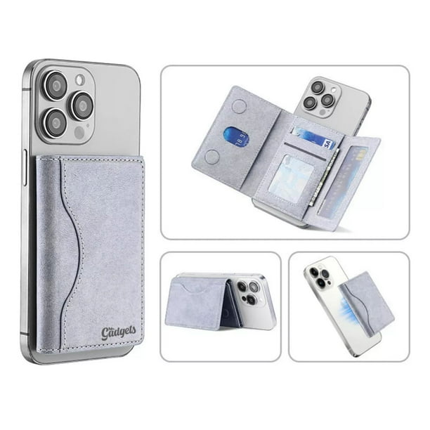 Cartera Wallet Pro Premium MR. GADGETS para iPhone Magsafe Color gris