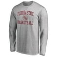 thumbnail image 2 of Men's Heathered Gray Florida State Seminoles In Bounds Long Sleeve T-Shirt, 2 of 3