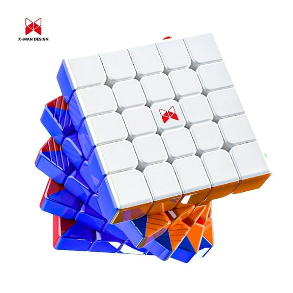 QIYI HONG  5x5 UV Caated Magic Cube QY XMD  Professional Stickerless Speed Cube