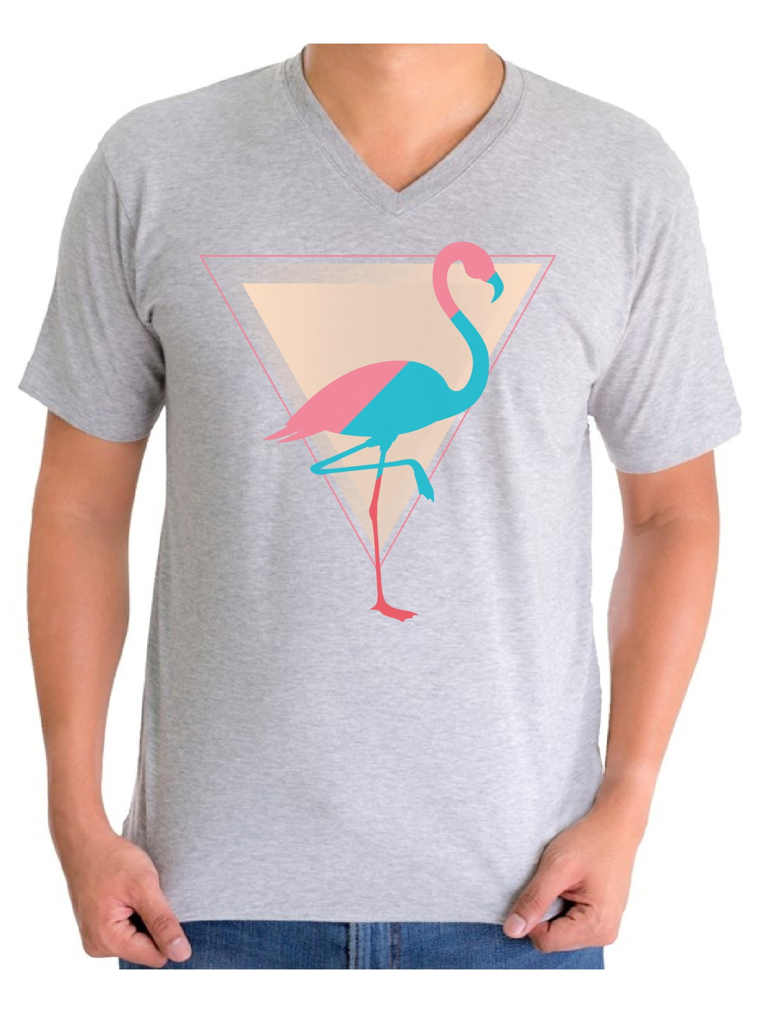 Hawaiian Shirts Flamingo V Neck Shirt 