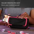thumbnail image 6 of Casemaster Plazma Plus Dart Case Black with Pink Zipper and Phone Pocket, 6 of 10