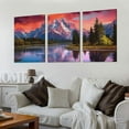 thumbnail image 2 of Nawypu Sunrise at Oxbow Bend Grand Teton National Park Photo Photograph Mountain Nature Landscape Scenic Scenery Parks Picture America Trees Autumn Lake Reflection Wall Decor 12''x16''X3 Panels, 2 of 4