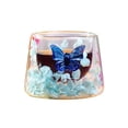 thumbnail image 2 of Queroig Double Walled Glass Coffee Mugs with Dried Flowers 150ml Heat Resistant Glass Tumbler for Home Office Afternoon Tea Cups Unique Gifts for Women, 2 of 7