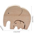 thumbnail image 2 of Escritorio De Madera Elefante Madre E Hijo Artesanía Estatua De Elefante De Madera Para Decoración Del Hogar Regalo Del Día De La Madre Inevent  HA045114-01, 2 of 6