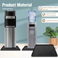 thumbnail image 5 of Water Cooler Mat - (22" X 19") Non-slip With Raised Edge For Foor Protector  Under Dispenser Bedrooms Kitchens Offices Bars (black), 5 of 7