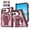 Cherryred, variant on Leymi Magnetic Case for Apple iPhone Duo with Kickstand, Compatible with MagSafe Slim Protective Phone Cover with Hidden Stand Anti-Slip Grip Bumper Rugged for Women Men