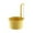 Yellow, variant on Automatic Dumping Sink Strainer - Hanging Kitchen Drain Basket for Food Waste - Press-to-Release Garbage Collector - Fruit/Vegetable Drain Shelf - Space-Saving Sink Accessory (2025 Upgrade)