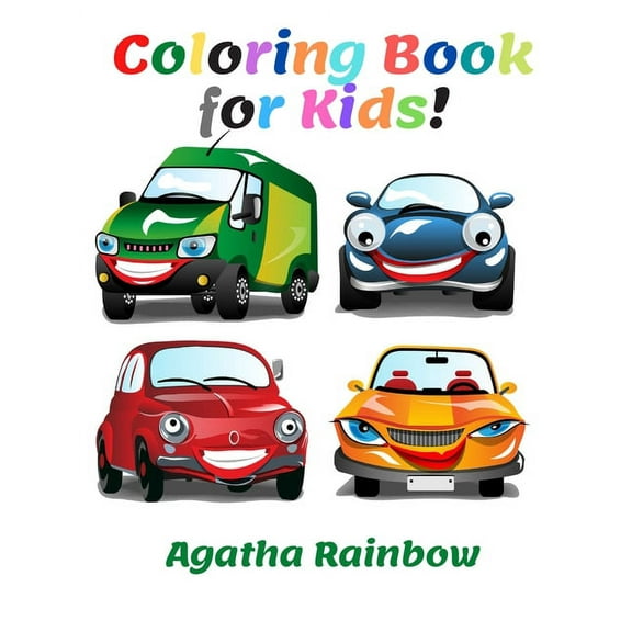 Coloring Book for Kids: Cars Age 4-8, (Paperback)