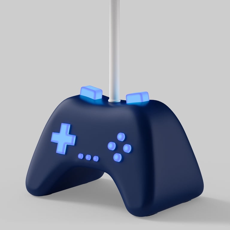 Mainstays Kids 16.5" Dark Blue Gamer Table Lamp, Glow-in-Dark photo 6