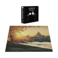thumbnail image 5 of Ambesonne Fall Jigsaw Puzzle, Sunset Tiber River Rome, Heirloom-Quality Fun Activity for Family Durable Cardboard, 1000 pcs, Marigold Yellow Black, 5 of 5