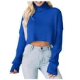 thumbnail image 2 of Idoravan Sweaters for Women Fall Womens Winter New Fashion Long Sleeve Sweater for Women, 2 of 4