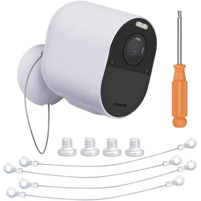 Koroao Anti-Drop Chain for Arlo Pro 4/Arlo Pro 3/Arlo Ultra - Prevent from Falling/Stolen - Weatherproof Indoor