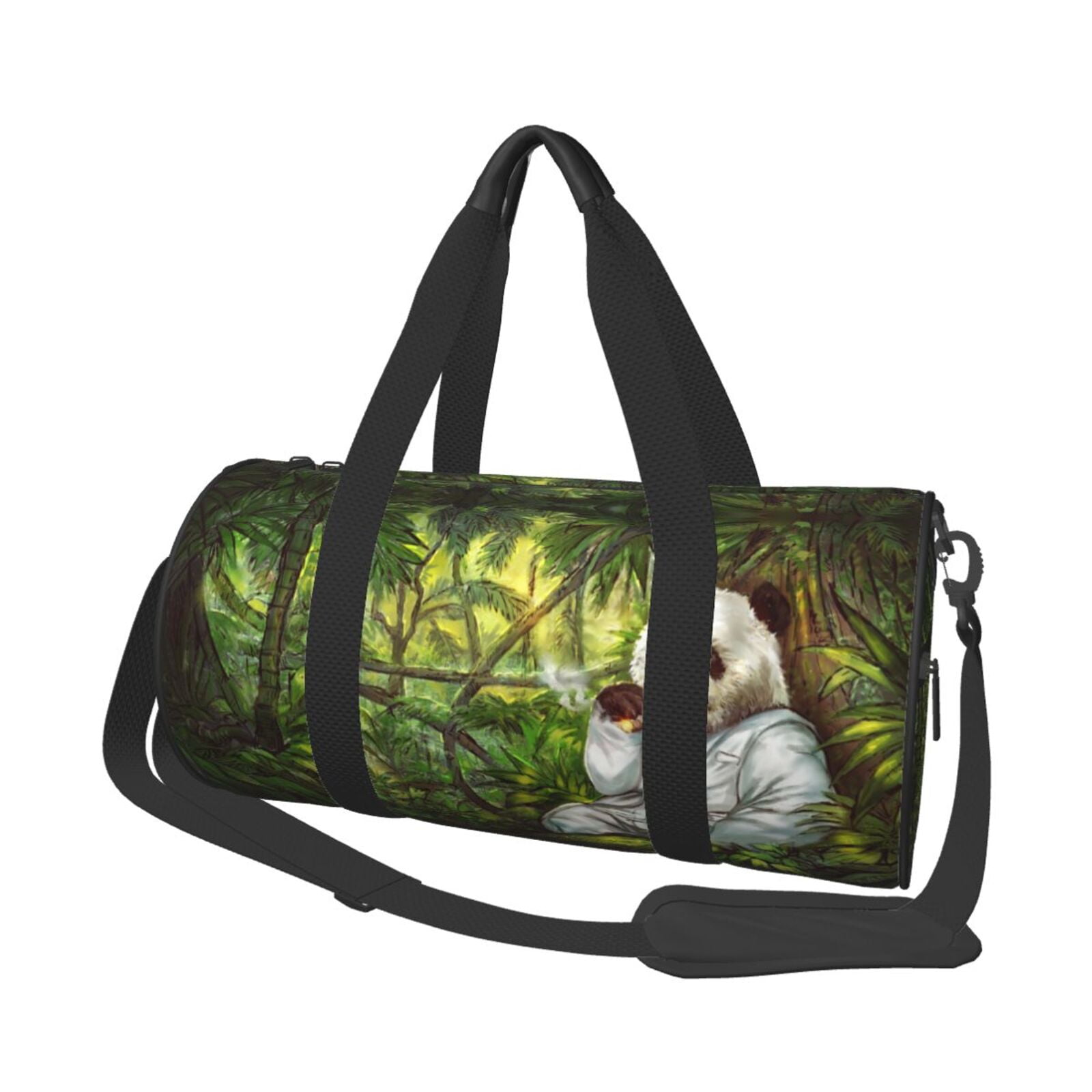 ZICANCN Giant Panda Unisex Large Duffle Bag for Travel Sports Tote Gym Bag Airplane Weekenders
