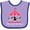 Lavender and Purple, variant on Inktastic 1st Birthday Party Carousel Horse Girls Baby Bib