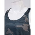 thumbnail image 6 of Hansber Men's Sleeveless Shirt Tank Tops Undershirt Muscle Tee Tops Gym Workout Athletic Bodybuilding Army Green 3XL, 6 of 7