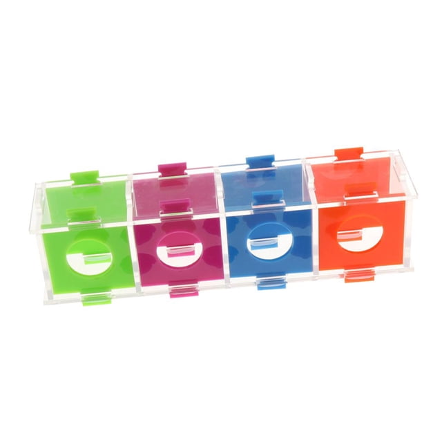 Caja de Monedas de Separación de Color de Juguete de Desarrollo de Inteligencia de Loros de Aves para Mascotas Colco Moneda de separación de colores de aves