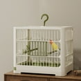 thumbnail image 4 of Portable Bird Cage Travel With Detachable Tray Standing Pole And Hook Handle For Small Birds Lightweight Transport, 4 of 4