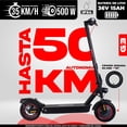 thumbnail image 2 of Scooter Eléctrico G3 Bikeon 500W  Batería de Litio 36V 15Ah  Autonomía 50 km Llantas de Aire 10” Freno de Disco Direccionales Plegable, 2 of 11