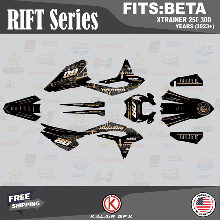 Kalair GFX Graphics Kit for Beta XTRAINER 250 and XTRAINER 300 (All Years) Rift Series Kalair GFX Graphics Kit for Beta XTRAINER 250 and XTRAINER 300 (All Years) Rift Series